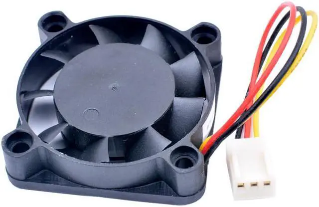 Alt view image 2 of 7 - R124010SL EVERFLOW 4cm 4010 40x40x10mm 40mm fan 12V 0.10A 3 line speed detection mute CPU cooling fan