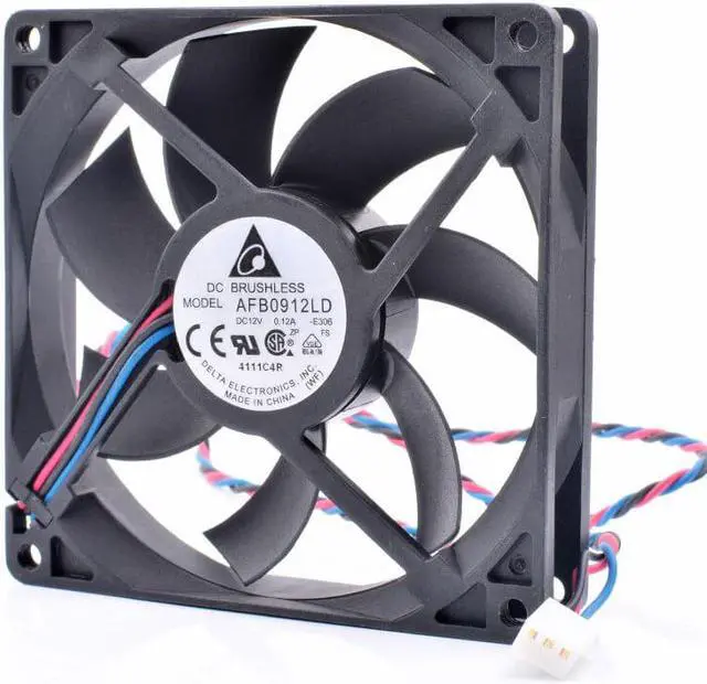 Alt view image 4 of 4 - AFB0912LD 9cm 9020 92x92x20mm 12V 0.12A chassis power supply quiet cooling fan