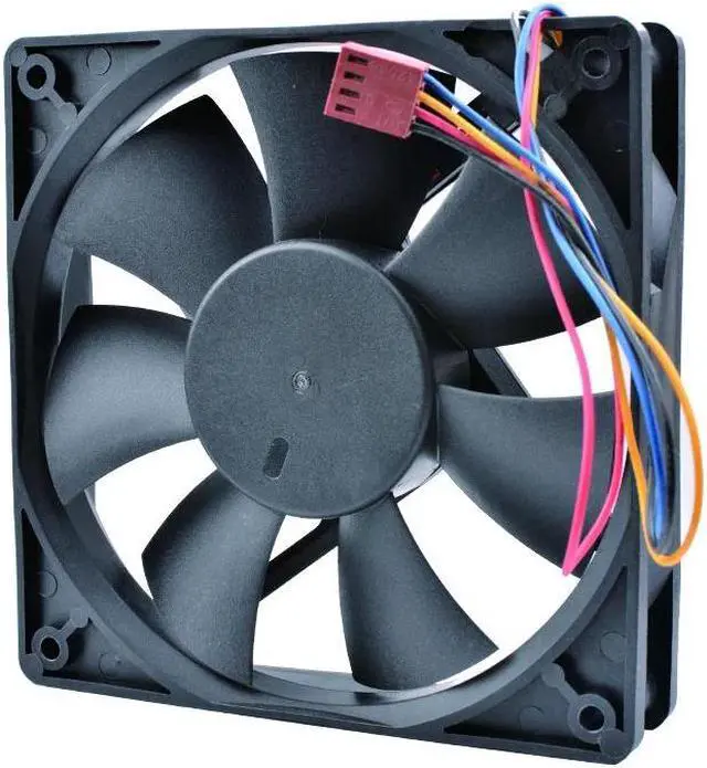 Alt view image 4 of 7 - DA12025B12LP005 120mm fan 12cm 12025 12V 0.30A 4-wire PWM computer CPU high air volume cooling fan