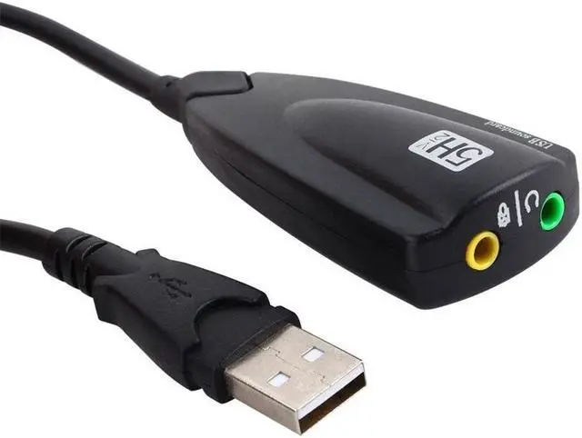 Alt view image 4 of 5 - 7.1 Channel 5HV2 External USB Sound Card USB To 3D CH Virtual Channel Sound Track Audio Adapter