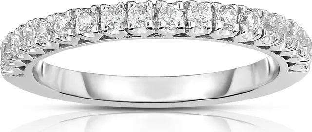 Main image of Noray Designs 14K White Gold Diamond (0.45 Ct, G-H Color, SI2 Clarity) Wedding Band