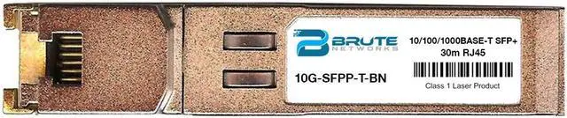 Alt view image 4 of 4 - Brocade 10G-SFPP-T - 10/100/1000BASE-T 30m SFP+ (100% Compatible)