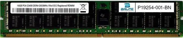Main image of P19254-001 - HPE Compatible 16GB PC4-23400 DDR4-2933MHz 1Rx4 1.2v 288-Pin DDR4 SDRAM