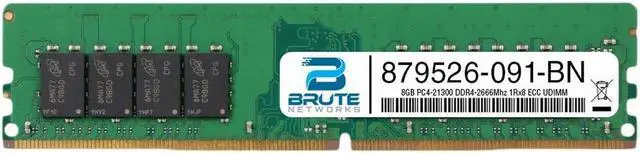 Main image of 879526-091 - HPE Compatible 8GB PC4-21300 DDR4-2666Mhz 1Rx8 1.2v 288-Pin DDR4 SDRAM