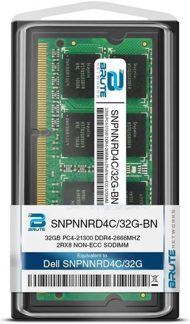 Alt view image 3 of 6 - SNPNNRD4C/32G - Dell Compatible 32GB PC4-21300 DDR4-2666Mhz 2Rx8 1.2v 260-Pin DDR4 SO-DIMM
