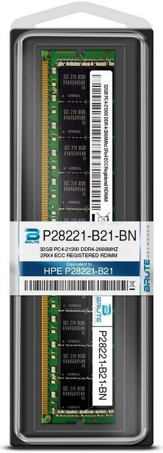 Alt view image 3 of 6 - P28221-B21 - HPE Compatible 32GB PC4-21300 DDR4-2666Mhz 2Rx4 1.2v 288-Pin DDR4 SDRAM