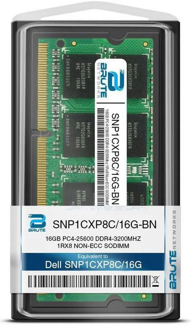 Alt view image 3 of 3 - SNP1CXP8C/16G - Dell Compatible 16GB PC4-25600 DDR4-3200Mhz 2Rx8 1.2v 260-Pin DDR4 SO-DIMM