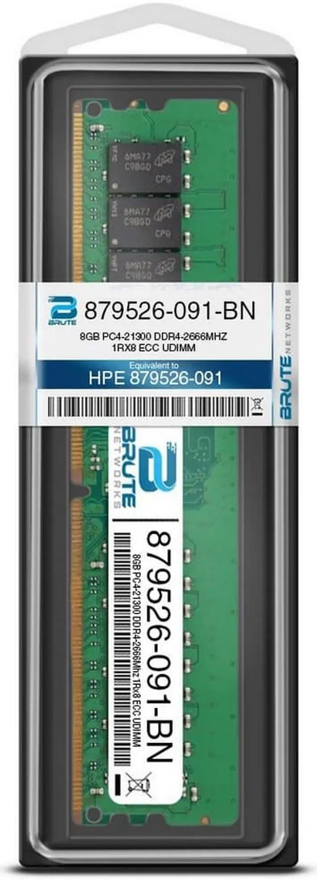 Alt view image 3 of 6 - 879526-091 - HPE Compatible 8GB PC4-21300 DDR4-2666Mhz 1Rx8 1.2v 288-Pin DDR4 SDRAM