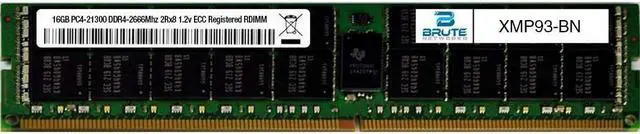 Main image of XMP93 - Dell Compatible 16GB PC4-21300 DDR4-2666Mhz 2Rx8 1.2v ECC Registered RDIMM