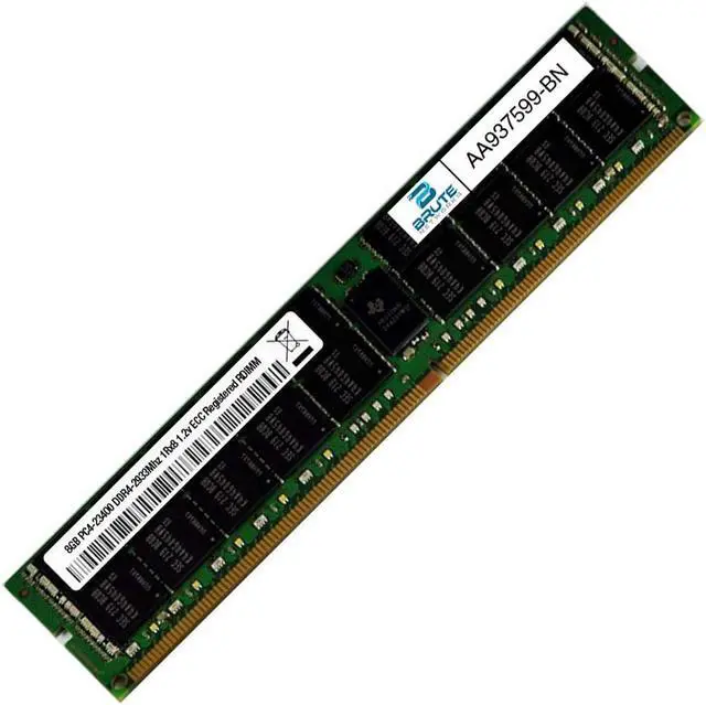Alt view image 2 of 3 - AA937599 - Dell Compatible 8GB PC4-23400 DDR4-2933Mhz 1Rx8 1.2v ECC Registered RDIMM