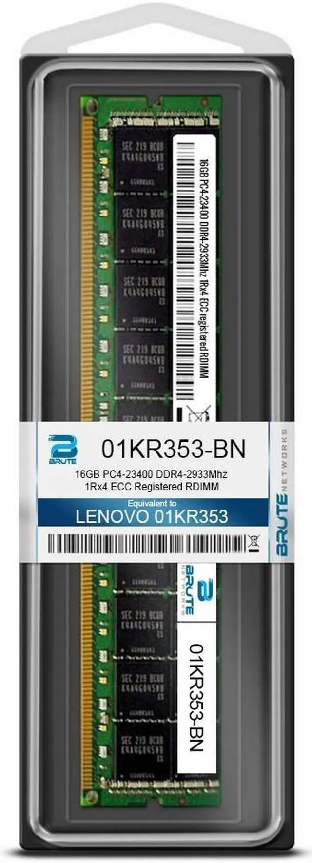 Alt view image 3 of 3 - 01KR353 - Lenovo Compatible 16GB DDR4-2933Mhz 1Rx4 ECC registered RDIMM