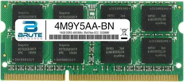 Main image of 4M9Y5AA - HPE Compatible 16GB DDR5-4800Mhz 1Rx8 Non-ECC  SODIMM