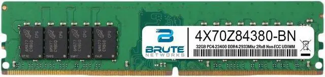 Main image of 4X70Z84380 - Lenovo Compatible 32GB DDR4-2933Mhz 2Rx8 Non-ECC UDIMM