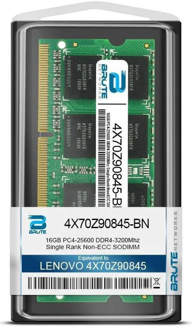 Alt view image 3 of 3 - 4X70Z90845 - Lenovo Compatible 16GB DDR4-3200Mhz 1Rx8 Non-ECC SODIMM