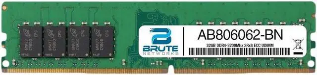 Main image of AB806062 - Dell Compatible 32GB DDR4-3200Mhz 2Rx8 ECC UDIMM