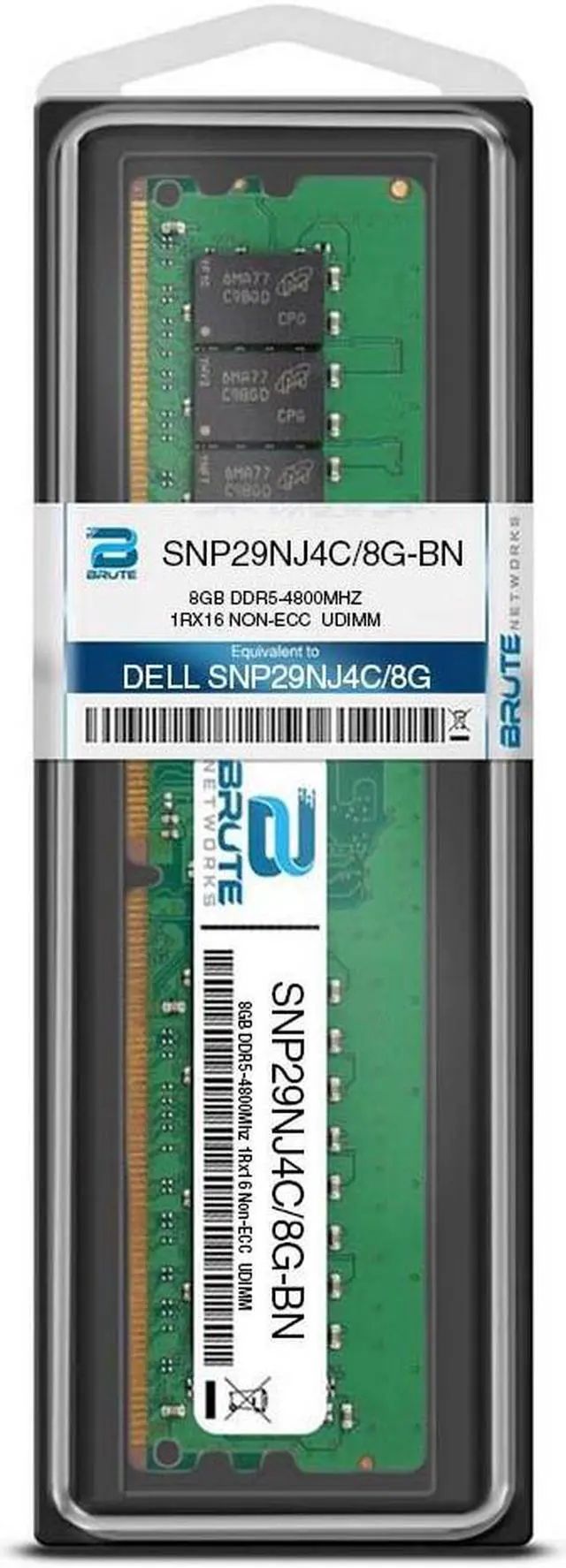 Alt view image 3 of 3 - SNP29NJ4C/8G - Dell Compatible 8GB DDR5-4800Mhz 1Rx16 Non-ECC  UDIMM