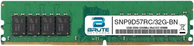 Main image of SNP9D57RC/32G - Dell Compatible 32GB DDR4-3200Mhz 2Rx8 ECC UDIMM