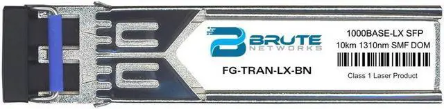 Main image of Fortinet FG-TRAN-LX - 1000BASE-LX 10km SMF 1310nm SFP (100% Compatible)