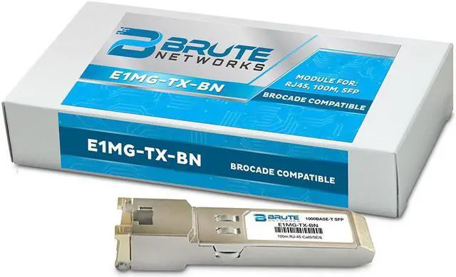 Alt view image 2 of 5 - Brocade E1MG-TX - 1000BASE-T 100m RJ45 SFP (100% Compatible)