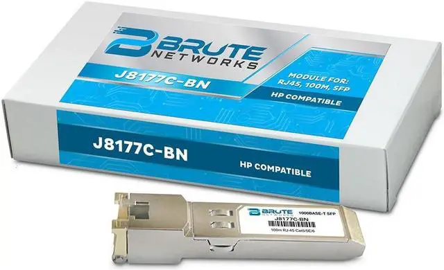 Alt view image 2 of 6 - HP J8177C - 1000BASE-T 100m RJ45 SFP (100% Compatible)