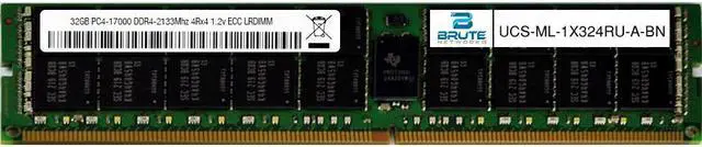 Main image of UCS-ML-1X324RU-A - Cisco Compatible 32GB PC4-17000 DDR4-2133Mhz 4Rx4 1.2v ECC LRDIMM