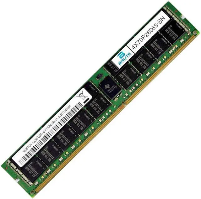 Alt view image 2 of 3 - 4X70P26063 - Lenovo Compatible 16GB PC4-19200 DDR4-2400Mhz 2Rx8 1.2v ECC UDIMM