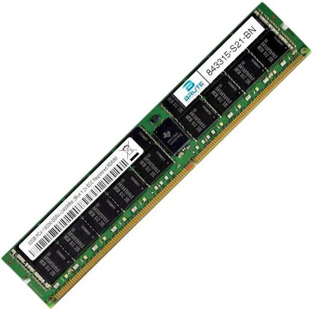 Alt view image 2 of 3 - 843315-S21 - HP Compatible 32GB PC4-19200 DDR4-2400Mhz 2Rx4 1.2v Registered RDIMM