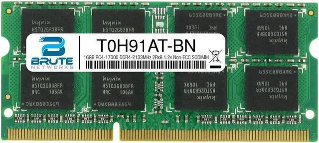 Main image of T0H91AT - HP Compatible 16GB PC4-17000 DDR4-2133MHz 2Rx8 1.2v Non-ECC SODIMM
