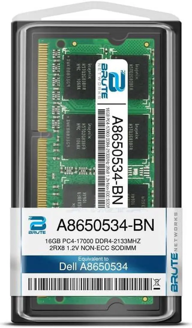 Alt view image 3 of 5 - A8650534 - Dell Compatible 16GB PC4-17000 DDR4-2133MHz 2Rx8 1.2v Non-ECC SODIMM