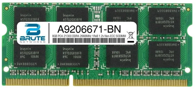 Main image of A9206671 - Dell Compatible 8GB PC4-21300 DDR4-2666MHz 1Rx8 1.2v Non-ECC SODIMM