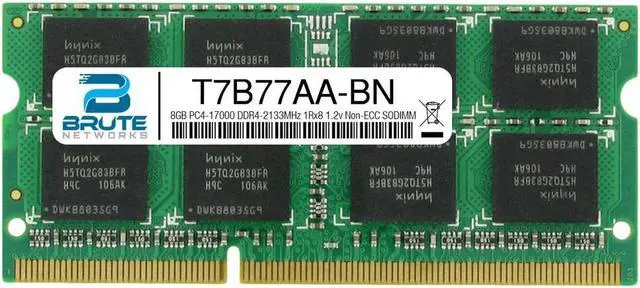 Main image of T7B77AA - HP Compatible 8GB PC4-17000 DDR4-2133MHz 1Rx8 1.2v Non-ECC SODIMM