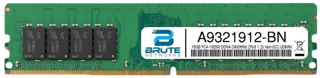 Main image of A9321912 - Dell Compatible 16GB PC4-19200 DDR4-2400MHz 2Rx8 1.2v Non-ECC UDIMM