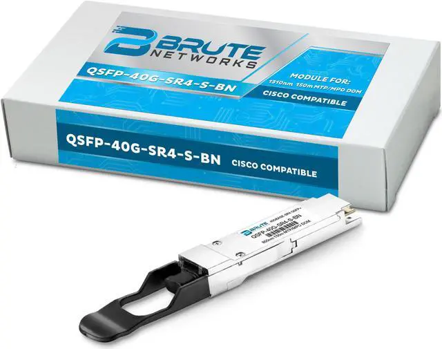 Alt view image 3 of 5 - Cisco QSFP-40G-SR4-S - 40GBASE-SR4 150m MMF 850nm QSFP+ (100% Compatible)
