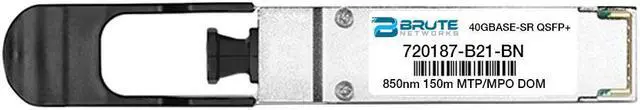Main image of HPE 720187-B21 - 40GBASE-SR 100m MMF 850nm QSFP+ (100% Compatible)