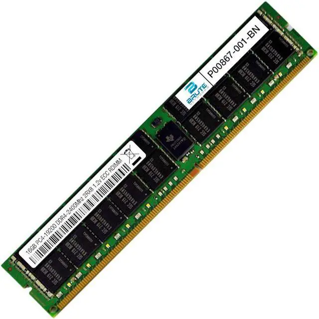 Main image of P00867-001 - HP Compatible 16GB PC4-19200 DDR4-2400Mhz 2RX8 1.2v ECC Registered RDIMM