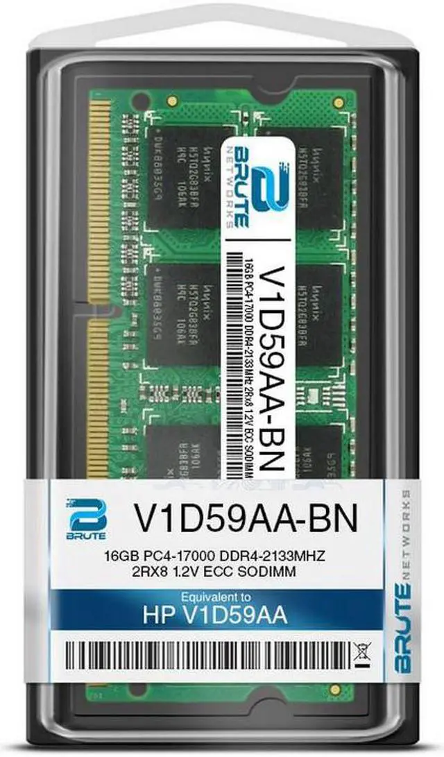 Alt view image 3 of 5 - V1D59AA - HP Compatible 16GB PC4-17000 DDR4-2133MHz 2Rx8 1.2V ECC SODIMM