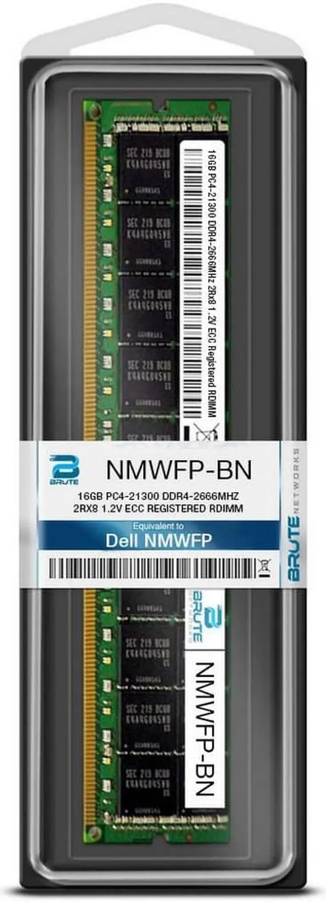 Alt view image 3 of 4 - NMWFP - Dell Compatible 16GB PC4-21300 DDR4-2666MHz 2Rx8 1.2V ECC Registered RDIMM