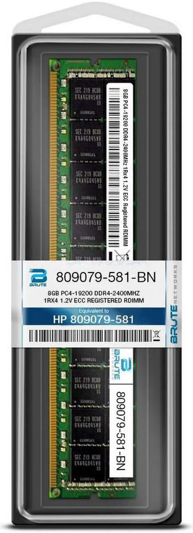 Alt view image 3 of 4 - 809079-581 - HP Compatible 8GB PC4-19200 DDR4-2400MHz 1Rx4 1.2V ECC Registered RDIMM