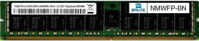 Main image of NMWFP - Dell Compatible 16GB PC4-21300 DDR4-2666MHz 2Rx8 1.2V ECC Registered RDIMM