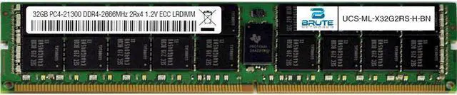 Main image of UCS-ML-X32G2RS-H - Cisco Compatible 32GB PC4-21300 DDR4-2666MHz 2Rx4 1.2V ECC LRDIMM