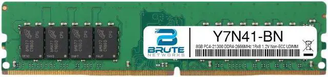Main image of Y7N41 - Dell Compatible 8GB PC4-21300 DDR4-2666MHz 1Rx8 1.2V Non-ECC UDIMM