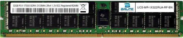 Main image of UCS-MR-1X322RUA-RF - Cisco Compatible 32GB PC4-17000 DDR4-2133MHz 2Rx4 1.2V ECC Registered RDIMM