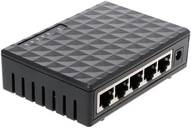 Main image of 5 Port 10/100/1000Mbps Base Gigabit Switch HUB Fast LAN Ethernet Desktop Network Switches Adapter EU Plug
