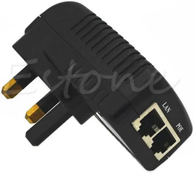 Alt view image 5 of 5 - Plug 48V 0.5A Wall POE Injector Power RJ45 Ethernet Adapter Lan Network Switch