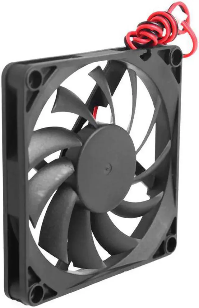 Alt view image 4 of 5 - Quality 12V 2-Pin 80x80x10mm PC Computer CPU System Heatsink Brushless Cooling Fan 8010