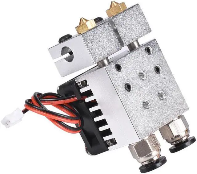 Alt view image 3 of 3 - 3D Chimera Hotend Kit Dual Color 2 IN 2 OUT Extruder Multi-extrusion All metal V6 Dual Extruder 0.4mm/1.75mm 3D printer parts