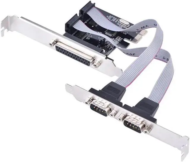 Alt view image 2 of 6 - PCI-E To 2 Serial Ports 9 Pins COM Interface IPC Expansion Card For Desktop PC Fit 2.5Gb/s PCI Express 1.0 A Standard