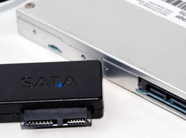 Alt view image 4 of 5 - Laptop Sata Cable SATA to USB Jack Adapter 6 Pin + 7Pin SATA to USB 2.0 cd-rom Cable 13-Pin Adapter Box Riser Adapter