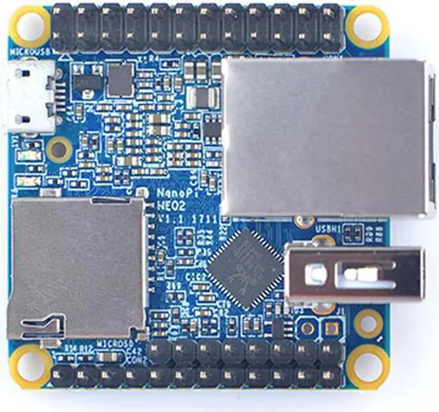 Alt view image 4 of 4 - NanoPi NEO2 Allwinner H5 Development Board 64-bit Quad-Core A53 Gigabit Ethernet