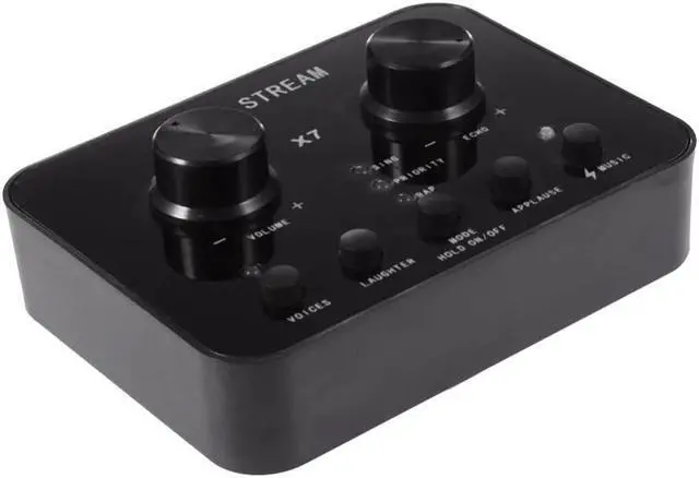 Main image of Audio USB Headset Microphone Webcast Personal Entertainment Streamer Live Sound Card for Phone Computer PC